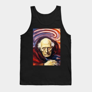 Aleister Crowley The Great Beast of Thelema  painted in the style of Austin Osman Spare impressionist surrealist Tank Top